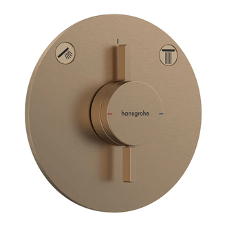 Hansgrohe DuoTurn S Смеситель скрытого монтажа, бронза (75418140)