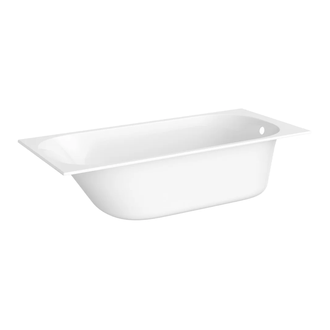 Ванна акриловая 170 х 75 х h46,5 см Geberit Soana, slim rim в комплекте с ножками 554.014.01.1