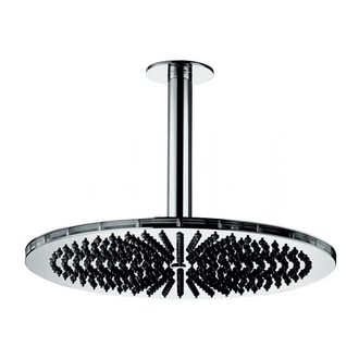 Душова лійка BOSSINI DREAM-OKI d40cm держатель вертикальный 300 d36mm, хром (H35360G00030016)
