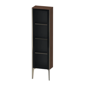 Шкафчик напольный со стеклянными дверцами Duravit XViu 40 x 24 х h157 см, американский орех (XV1365LB113) фото 1 Aquada.com.ua