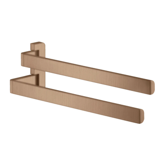 Двойной полотенцедержатель 409 мм Axor Universal Accessories, матовое красное золото (42821310) фото 1 Aquada.com.ua
