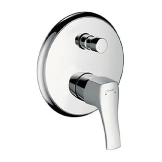 Смеситель для ванны, однорычажный Hansgrohe Metris Classic (цвет - хром) (31485000) фото 1 Aquada.com.ua