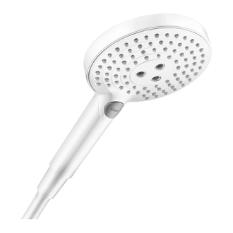 Лейка для душа Hansgrohe Raindance Select S 120 EcoSmart (цвет - белый матовый), 3 вида струи (26531700) фото 1 Aquada.com.ua