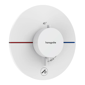 Hansgrohe ShowerSelect Comfort S Термостат прихованого монтажу, білий матовий (15562700)