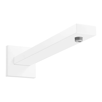 Держатель верхнего душа Hansgrohe Square 38,9 см (цвет - белый матовый) (27694700) фото 1 Aquada.com.ua