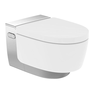 Подвесной унитаз-биде Geberit AquaClean Mera Classic (хром) (146.204.21.1) фото 1 Aquada.com.ua