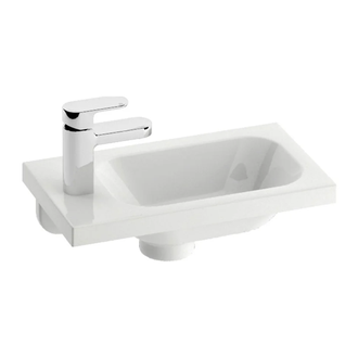 Ravak Chrome 400 L Миниумывальник, белый (XJGL1100000)
