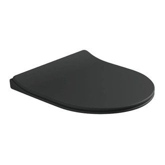 Кришка для унітазу Flaminia APP 42x37 h2.5 cм, slim short soft-closing, Carbone (APCW07) (APCW07CAR)