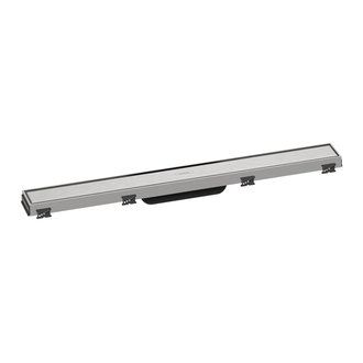 Трап для душа 70 см Hansgrohe RainDrain Match, матовая нержавеющая сталь (56037800) фото 1 Aquada.com.ua