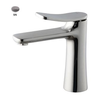 Fima Carlo Змішувач для умивальника Fima Flo, браширований нікель (F3801SN)