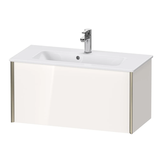 Тумба подвесная компакт, под раковину Duravit XViu 81 x 39 см, белый глянцевый (XV40790B122) фото 1 Aquada.com.ua