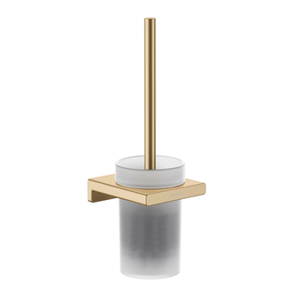 Ёршик подвесной Hansgrohe AddStoris, матовая бронза/стекло матовое (41752140) фото 1 Aquada.com.ua