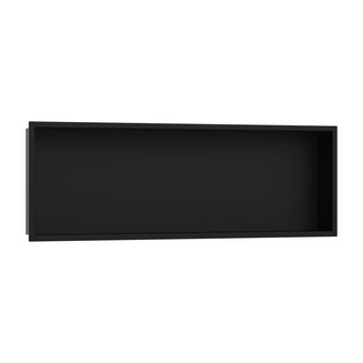 Настенная ниша со встроенной рамой Hansgrohe XtraStoris Original 30 x 90 x 10 см, чёрный матовый (56067670) фото 1 Aquada.com.ua