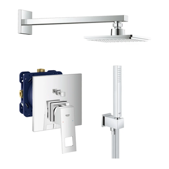 Душова система прихованого монтажу Grohe Eurocube, хром (UA2406200A)