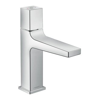 Смеситель для раковины Hansgrohe Metropol (цвет - хром), с донным клапаном Push-Open (32571000) фото 1 Aquada.com.ua