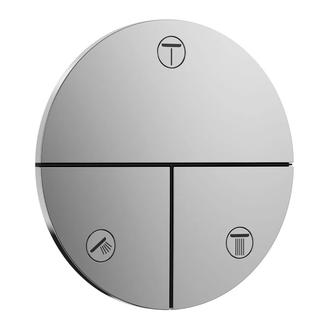 HANSGROHE Вентиль для скрытого монтажа на 3 потребителя ShowerSelect Comfort S (цвет - хром) 15558000