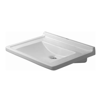 Раковина Duravit Starck 3 70х54,5 см (0312700000) фото 1 Aquada.com.ua