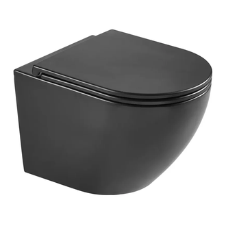 Mixxus Premium ELLIPSE Подвесной унитаз, черный (MP6591)