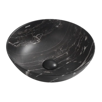 Раковина накладная Mixxus Premium ELLIPSE-0106, мрамор (MP6533)