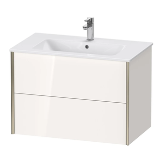 Тумба подвесная под раковину Duravit XViu 81 x 48 см, белый глянцевый (XV41260B122) фото 1 Aquada.com.ua