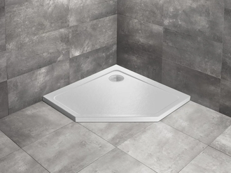Radaway Doros PT Душовий піддон, Stone White 90x90 см (SDRPT9090-01-04S)