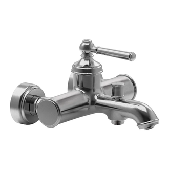 Смеситель для ванны Imprese Hydrant (цвет - brushed nickel) (ZMK031806040) фото 1 Aquada.com.ua