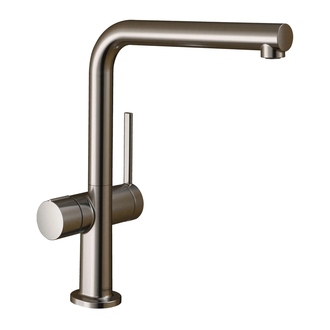 Кухонный смеситель с запорным вентилем, 1jet Hansgrohe Talis M54 (цвет - сталь) 72827800