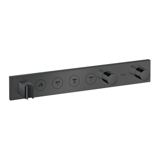 Термостат для скрытого монтажа Axor ShowerSolutions 600/90 на 4 потребителя (цвет - RAL9005MATT) (18357RAL9005MATT) фото 1 Aquada.com.ua