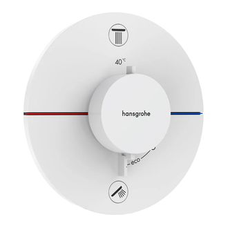Hansgrohe ShowerSelect Comfort S Термостат, білий матовий (15554700)