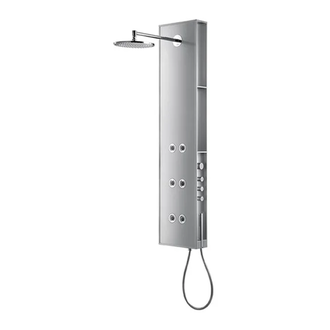 Душевая система Axor Starck Waterwall 400 мм с термостатом (10920000) фото 1 Aquada.com.ua