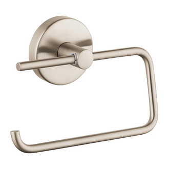 Бумагодержатель без крышки Hansgrohe Logis (цвет - шлифованный никель) (40526820) фото 1 Aquada.com.ua