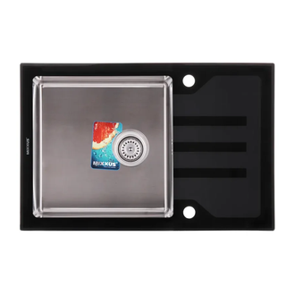 MIXXUS MX 7851-200 HM-Glass Мийка, нерж. сталь (MX0574)
