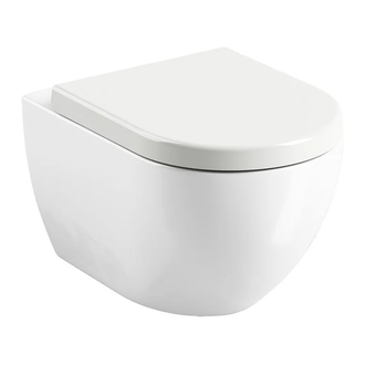 Унитаз подвесной Ravak Uni Chrome с сиденьем Soft Сlose (X01516+X01549) фото 1 Aquada.com.ua