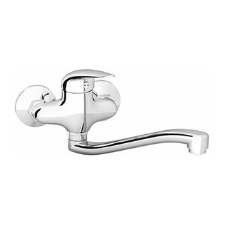 RAVAK Настенный смеситель для умывальника 150 мм SN 041.00/150 (X070008) фото 1 Aquada.com.ua