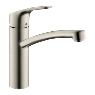 Смеситель для кухни Hansgrohe Focus E (цвет - сталь) (31806800) фото 1 Aquada.com.ua