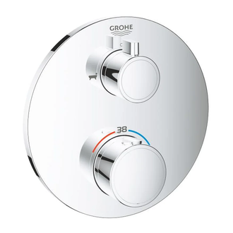 Термостат прихованого монтажу на 2 споживача Grohe Grohtherm Convent. Concealed (24077000)
