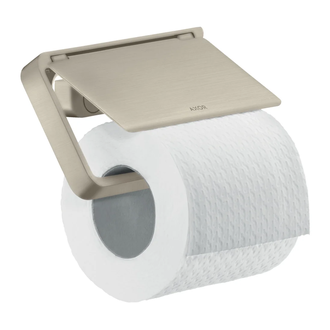 Бумагодержатель с крышкой Axor Universal Accessories (цвет - матовый никель) (42836820) фото 1 Aquada.com.ua