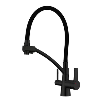 GAPPO G4398-16 змішувач кухонний, чорний (G4398-16)