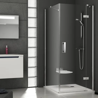 Душевая кабина Ravak SmartLine SMSD2-110 (B) L хром+transparent (0SLDBA00Z1) фото 1 Aquada.com.ua