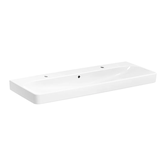 Раковина подвесная Geberit Smyle Square 120 х 48 х h16,5 см, с 2 отверстиями под смеситель (500.253.01.1) фото 1 Aquada.com.ua