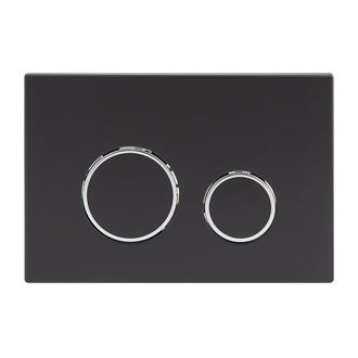 Qtap Nest Клавиша смыва, матовый черный (QT0111M11V1146MB)