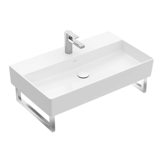 Раковина подвесная 80 х 47 см Villeroy & Boch Memento 2.0 (альпийский белый, без перелива) (4A228101) фото 1 Aquada.com.ua
