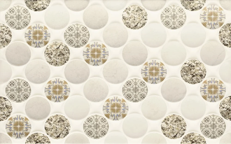 Плитка стінова Enrica Crema Motyw STR 25x40 код 0886 Ceramika Paradyz (SS--250X400-1-ENRI.CRMO)