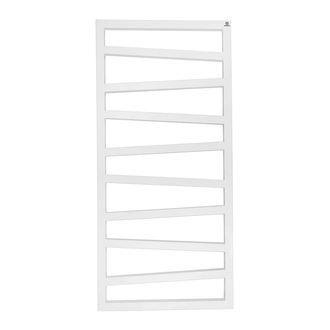 Полотенцесушитель электрический Terma ZigZag в комплекте с тэн One 50 x 131h см, белый матовый (WLZIG131050/9016/ONE) фото 1 Aquada.com.ua