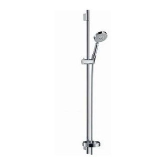 Душевой набор Hansgrohe Raindance S 100 AIR 3 jet / Unica'S Puro (27882000) фото 1 Aquada.com.ua
