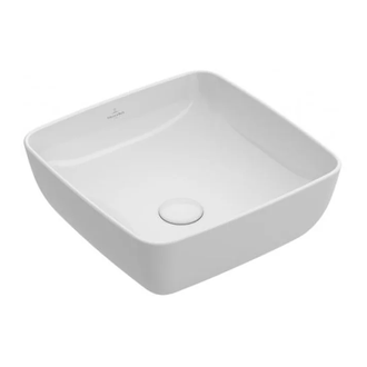 VILLEROY & BOCH ARTIS умывальник 41см, для установки на столешницу, без перелива, белый альпин (41784101) фото 1 Aquada.com.ua