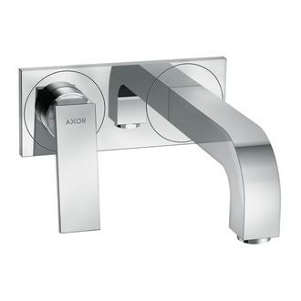 Змішувач для умивальника настінний Axor Citterio 220 Lever, хром (39119000)