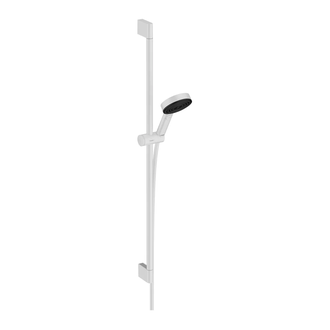 Душевой гарнитур Hansgrohe Pulsify (цвет - белый матовый), 3 вида струи Relaxation (24170700) фото 1 Aquada.com.ua