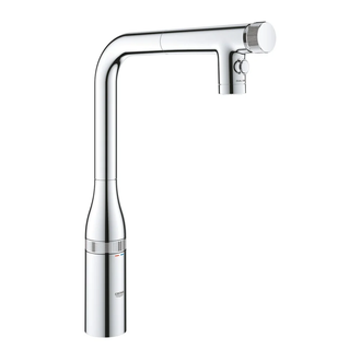 Змішувач для кухні Grohe Essence Smartcontrol з висувною лійкою, chrome (31892000)