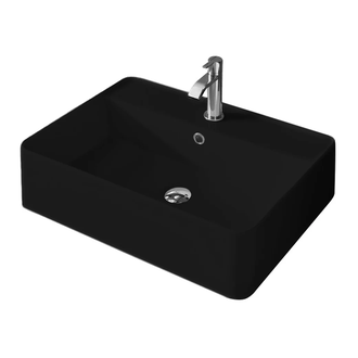 Nic-Design Умивальник на стільницю Nic Design Semplice 60х45х16 см з отвором під змішувач, Antracite матовий C/F (001384013 CF)